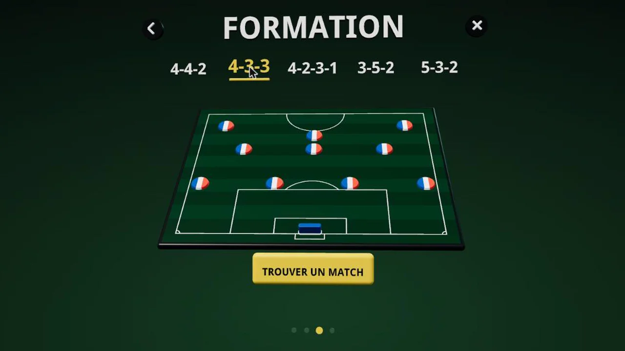 FORMATION : le Brésil aligné en 4-3-3, TROUVER UN MATCH en dessous